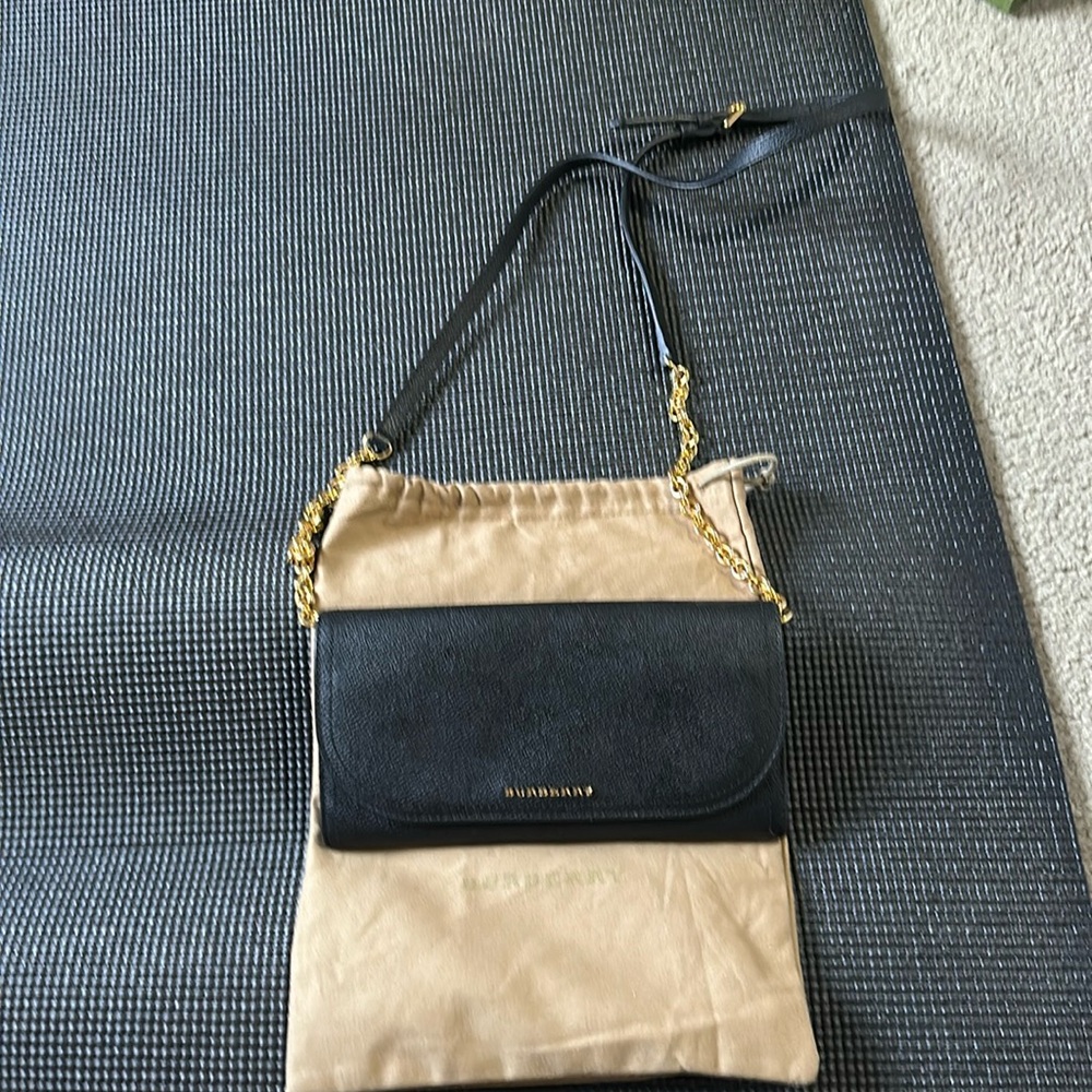 Authentic Burberry wallet on a chain/crossbody